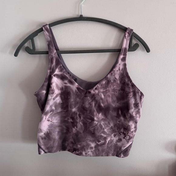 Lululemon-Align Tank Top (Diamond Dye Mink Bery Lunar Rock Shadow Grey) - Picture 6 of 7